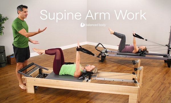 supine arm work reformer konnector