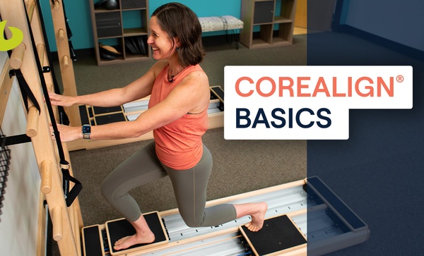 corealign basics pilates standing exercise