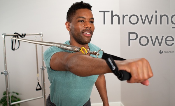 throwing power reformer mat tower exercise pilates